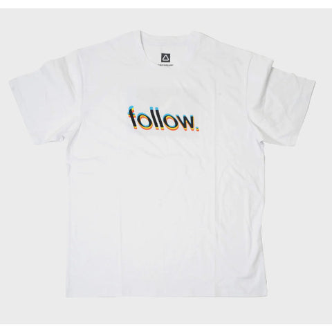 Follow Glitch T-Shirt 2023 - White