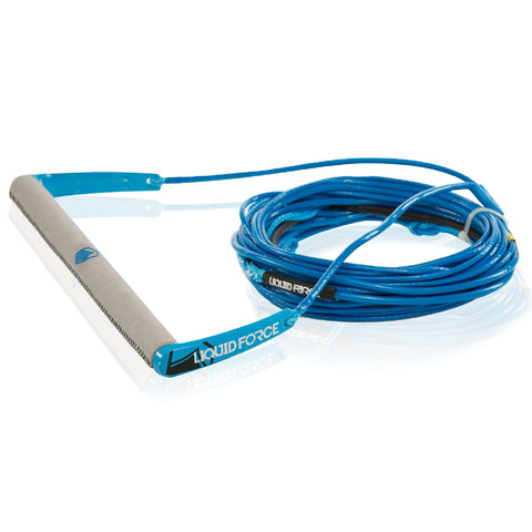Liquid Force Plush w/ Vision 70' Rope & Handle Combo 2025 - Grey/Blue