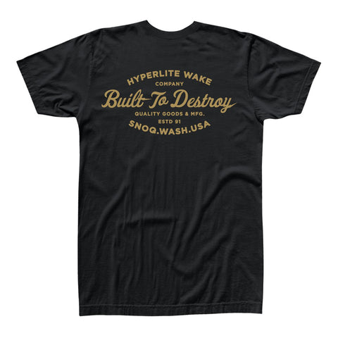 Hyperlite Built to Destroy T-Shirt - Black