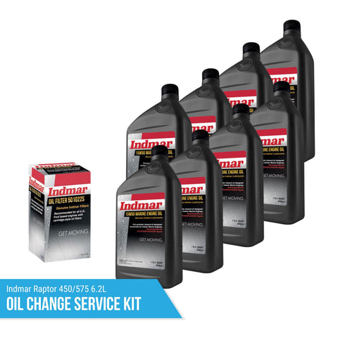 Indmar Oil Change Kit - Raptor 450/575 6.2L