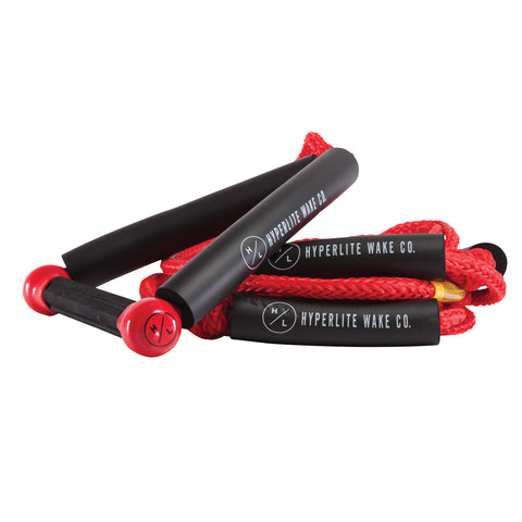 Hyperlite 25' Surf Rope & Handle Combo 2025 - Red