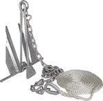 Seachoice 13 LB Utility Anchor Kit w/ Lead Chain & 3/8" x 150' Anchor Line