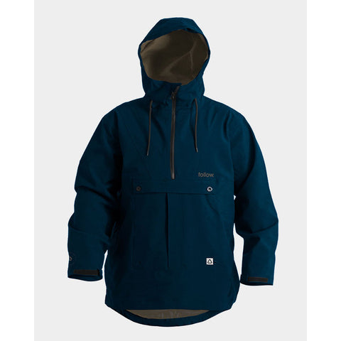 Follow Layer 3.1 Outer Spray Anorak Ride Jacket - Navy