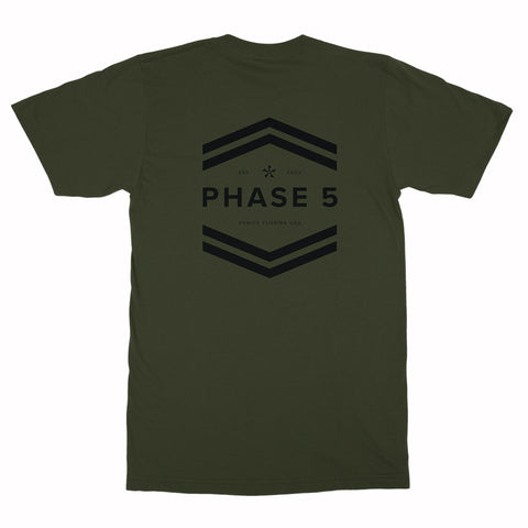 Phase 5 Badge T-Shirt - Military Green