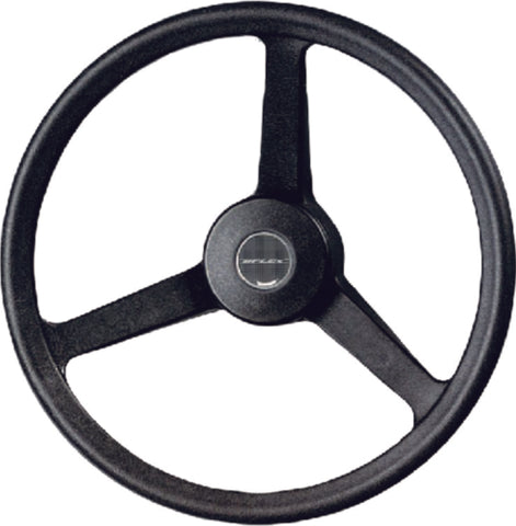 3-Spoke Steering Wheel - Black