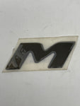 Moomba Designator Decal - Black Chrome "M Only"