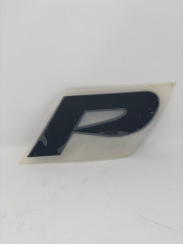 Supra Transom Decal - Black "P Only"