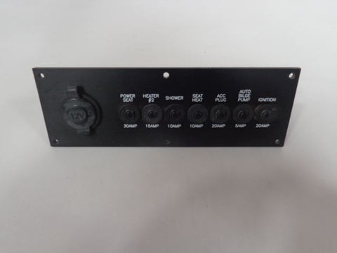 7 Circuit Breaker Panel w/ 12V Outlet
