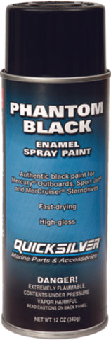 Enamel Spray Paint - Phantom Black