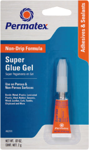 Permatex Super Glue Gel - 2 gr