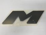Decal, Moomba Black Chrome, M ONLY